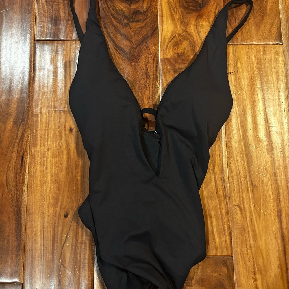 Black One-Piece Swimsuit